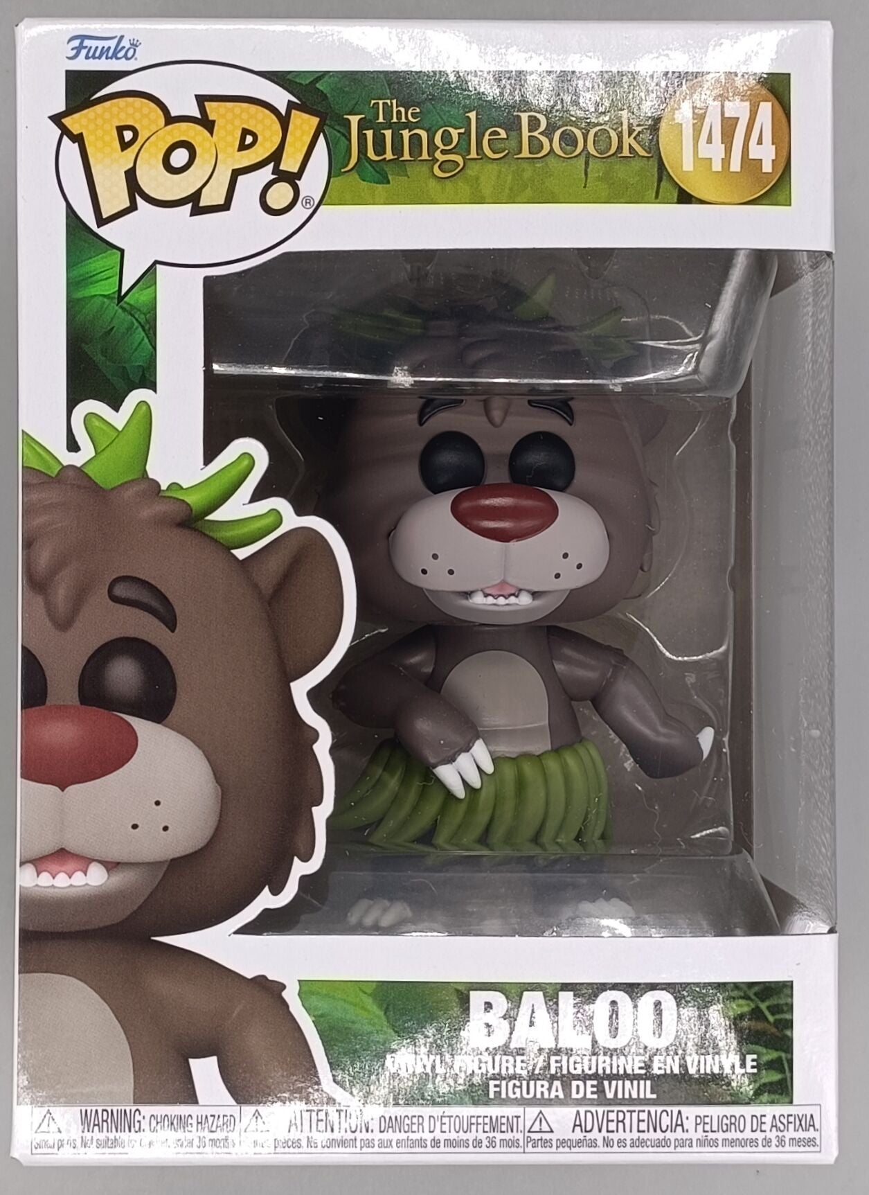 1474 Baloo - Disney The Jungle Book - Funko POP - Box Damaged