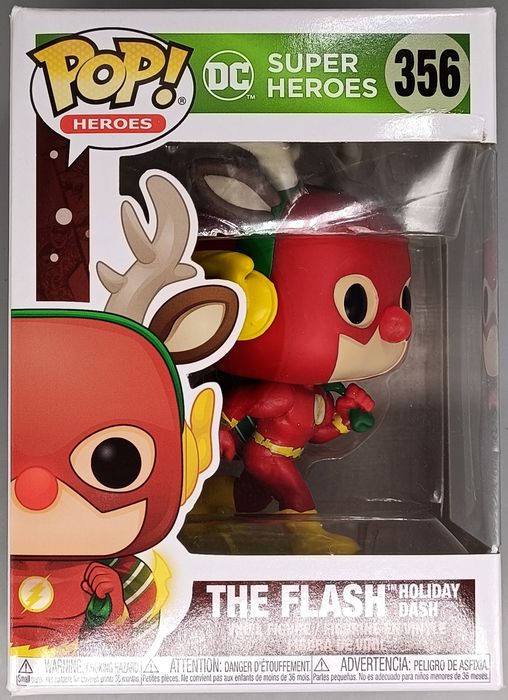 356 The Flash (Holiday Dash) - DC Super Heroes - Funko POP - Box Damaged