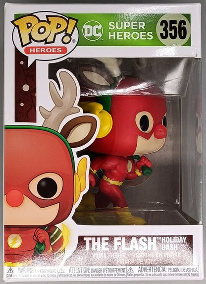 356 The Flash (Holiday Dash) - DC Super Heroes - Funko POP - Box Damaged