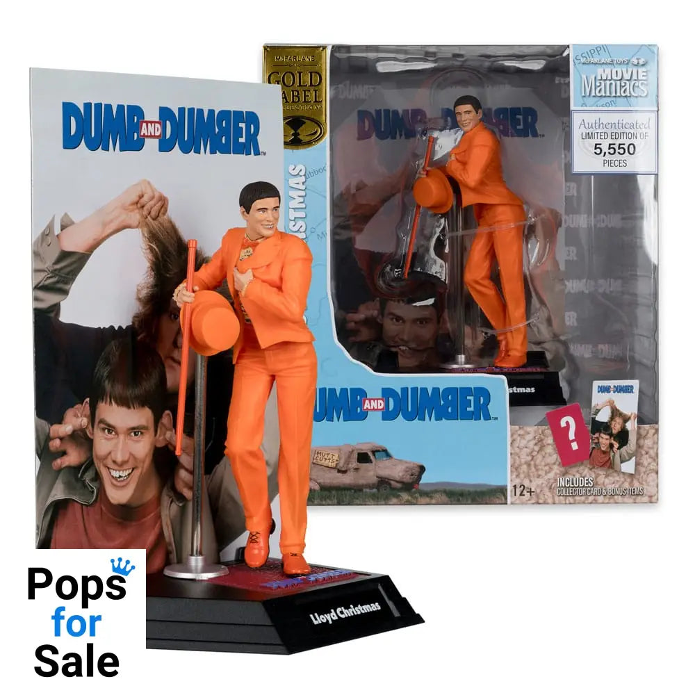 Dumb and Dumber Movie Maniacs PVC Statue Lloyd Christmas (Gold Label) 15 cm