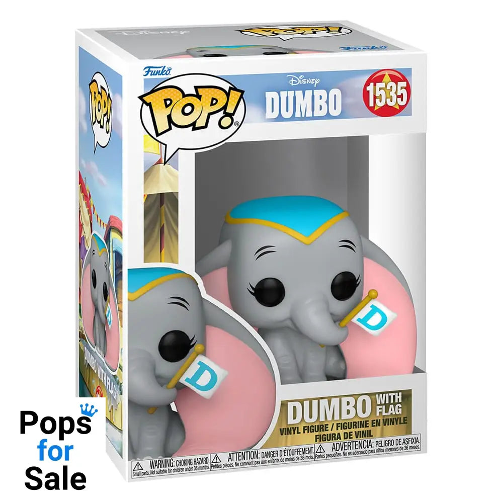 Dumbo POP! Disney Vinyl Figure Dumbo w/flag 9 cm
