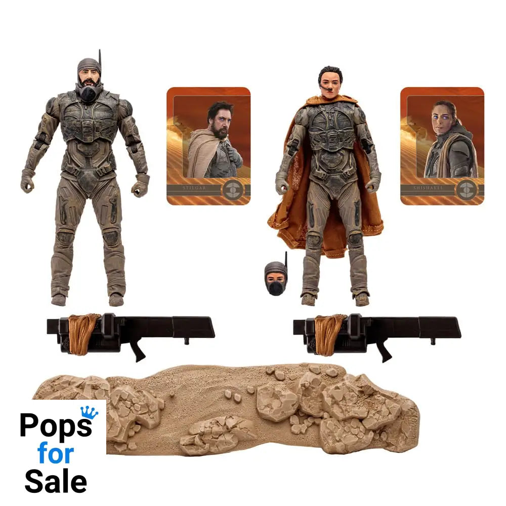 Dune: Part Two Action Figure 2-Pack Stilgar & Shishakli (Gold Label) 18 cm