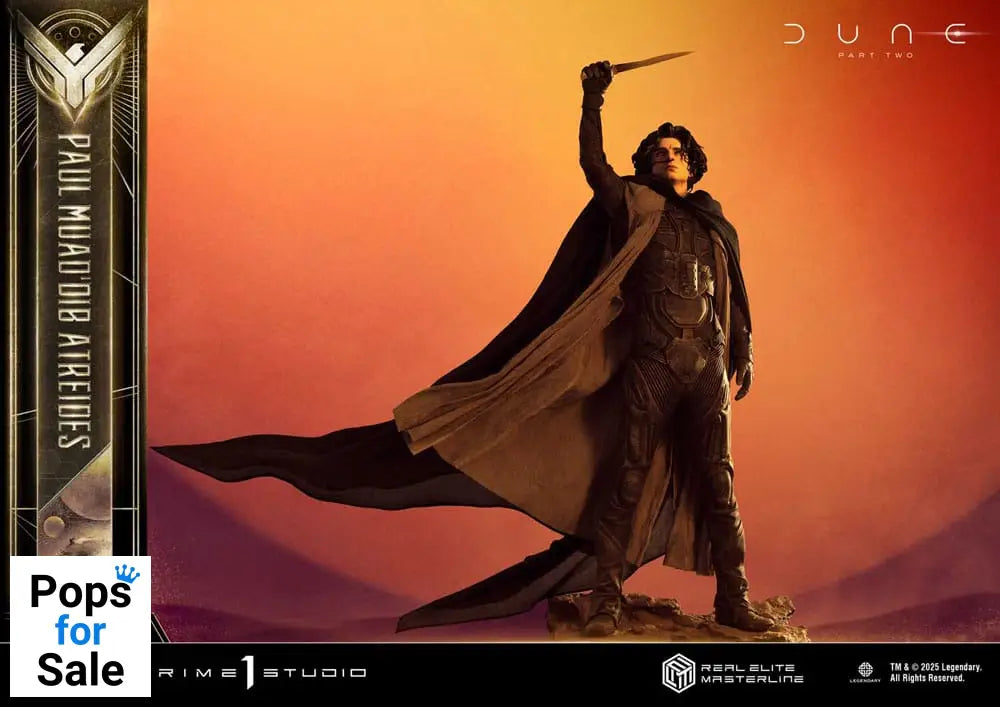 Dune: Part Two Real Elite Masterline Series Statue 1/3 Paul Atreides Ultimate Verison 90 cm