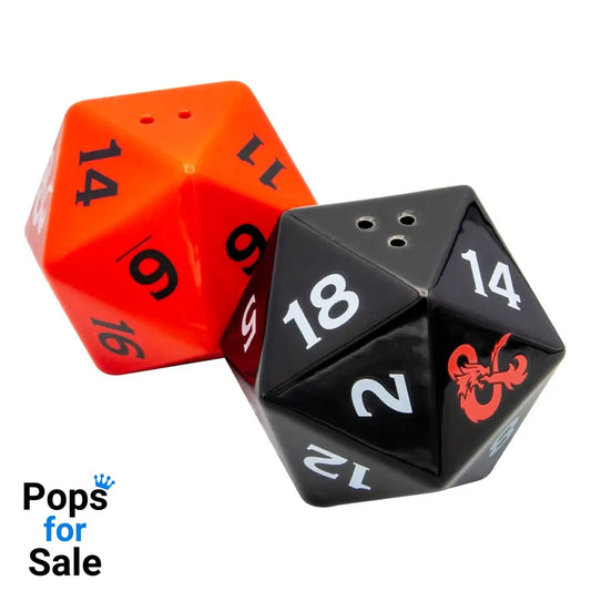 Dungeons & Dragons 3D Salt and Pepper Shaker Dice Kitchen- and Tableware