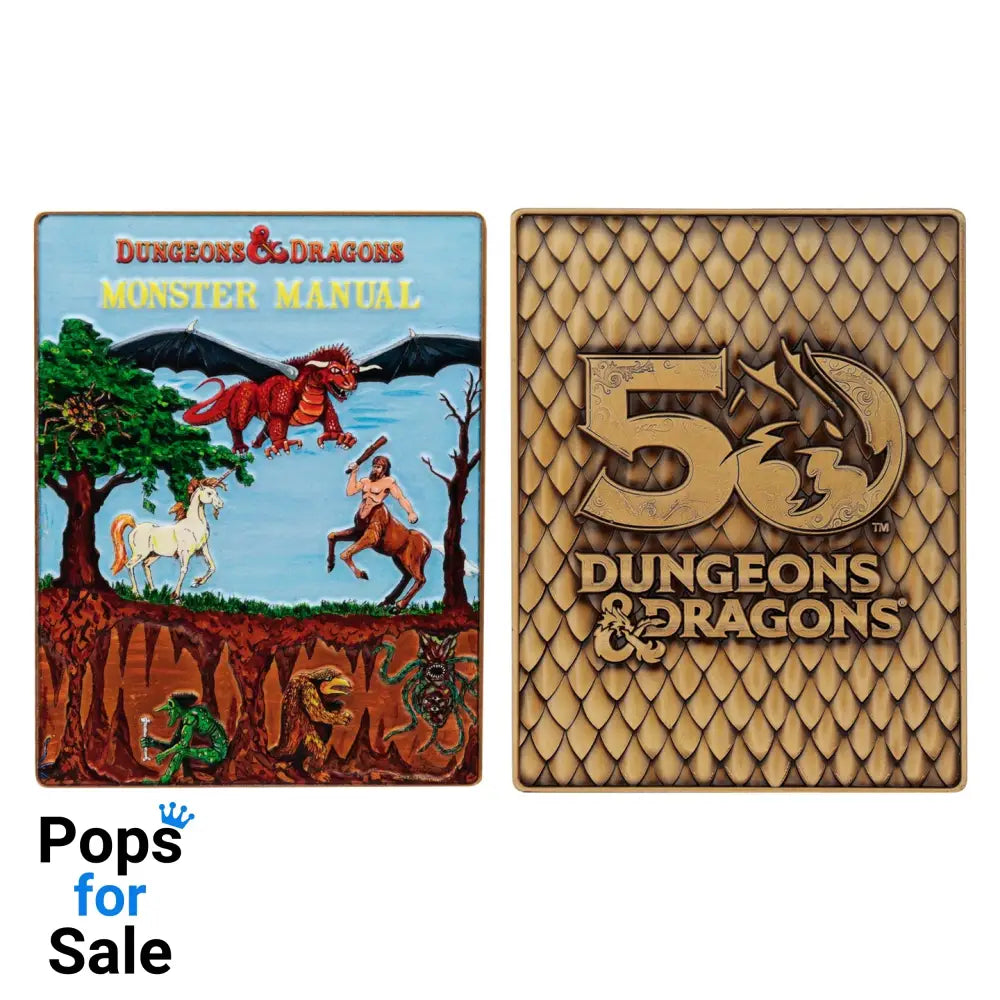 Dungeons & Dragons 50th Anniversary 1st Edition Book Cover Ingot Set Ingot set