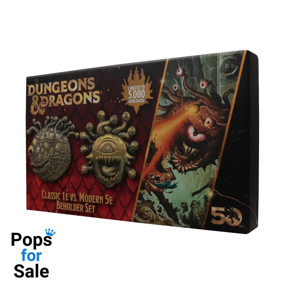 Dungeons & Dragons 50th Anniversary Beholder Twin Medallion Set