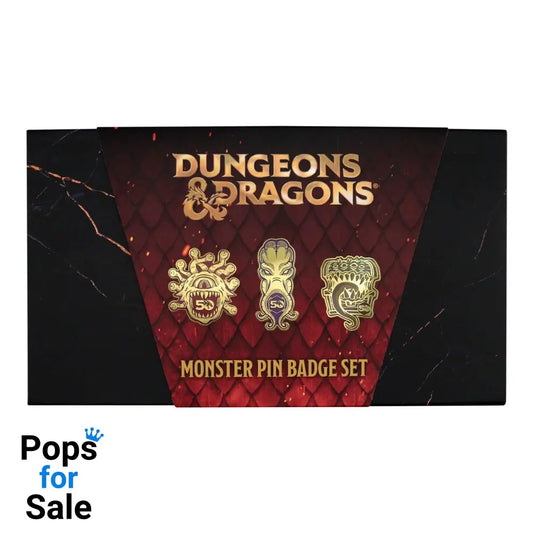 Dungeons & Dragons 50th Anniversary Set of 3 Pin Badges