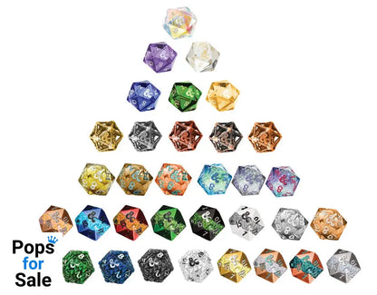 Dungeons & Dragons Blind Mystery Box Dice Fizban's Treasure d20 25 mm