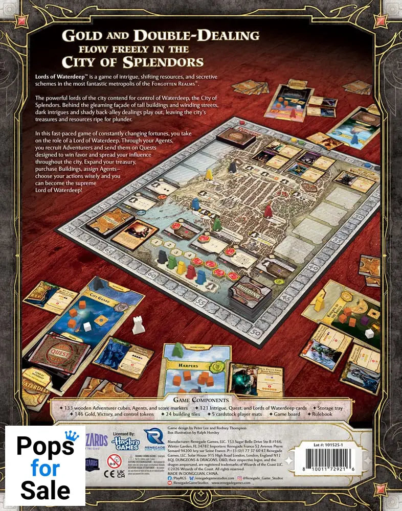 Dungeons & Dragons board game Lords of Waterdeep *English Version*