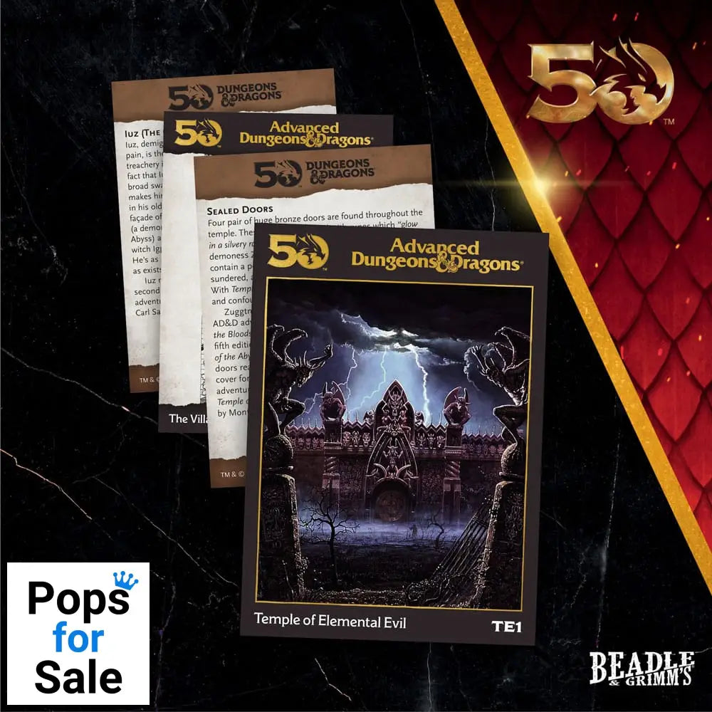 Dungeons & Dragons Classic Module Dice Set The Temple of Elemental Evil (7) Dice