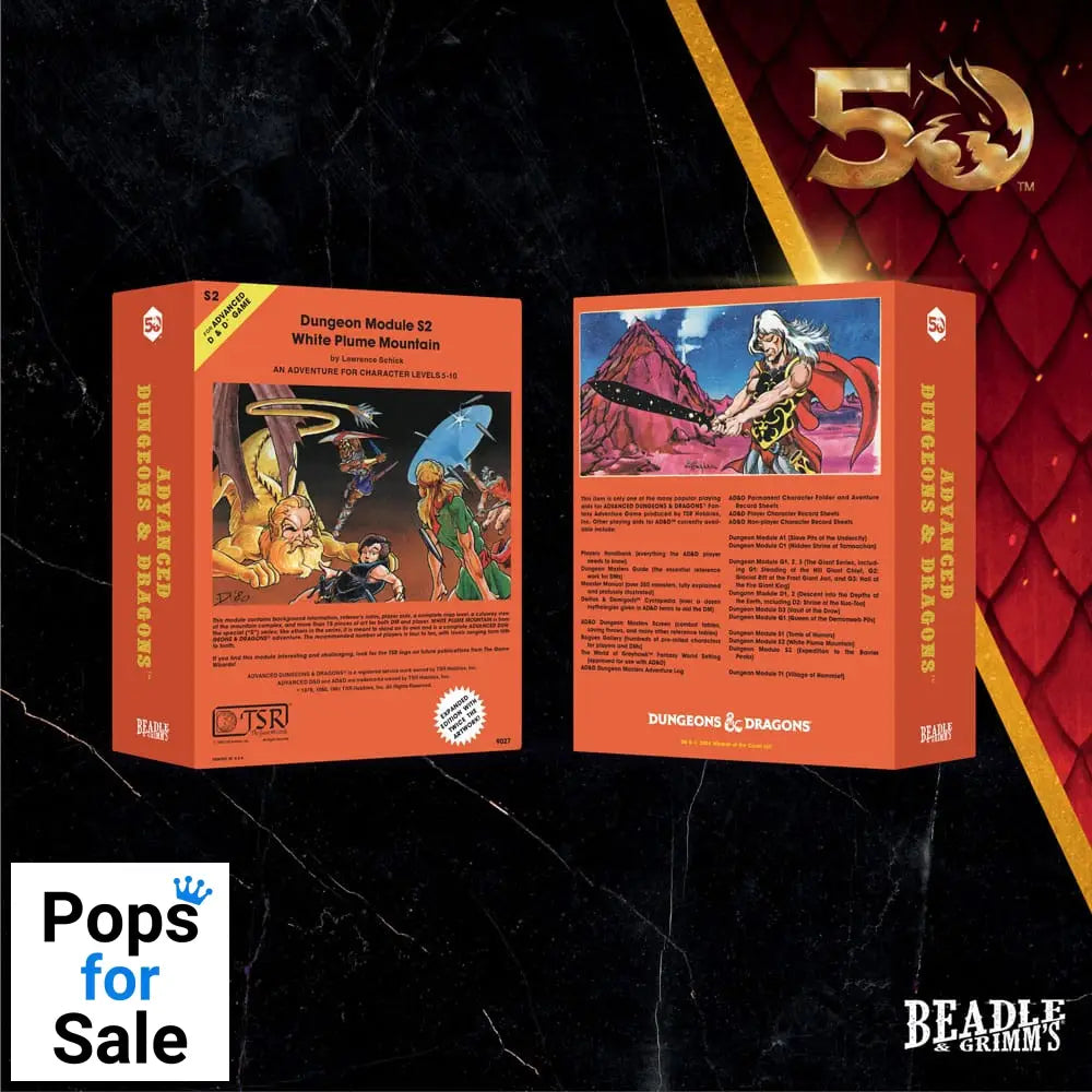 Dungeons & Dragons Classic Module Dice Set White Plume Mountain (7)