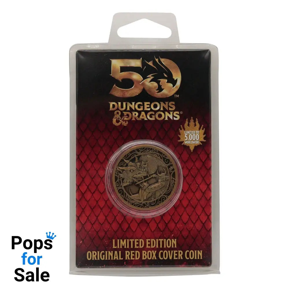 Dungeons & Dragons Collectable Coin 50th Anniversary Antique Gold Edition 4 cm