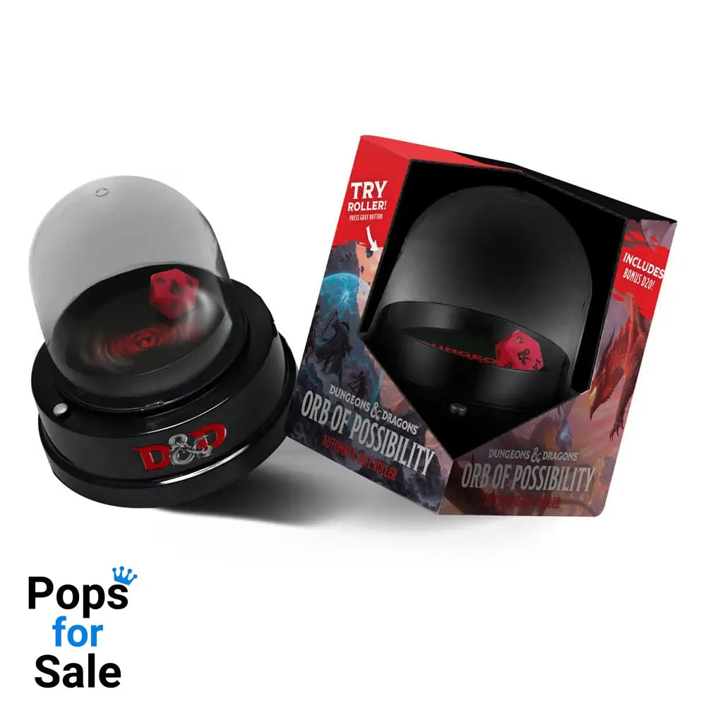 Dungeons & Dragons Dice roller with dice Orb of Possibility