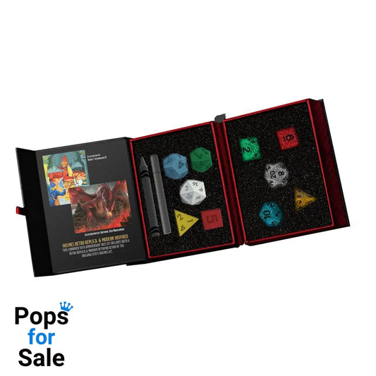 Dungeons & Dragons Dice Set 50th Anniversary: Then & Now (Holmes Retro Replica & Modern Holmes Inspired) Dice