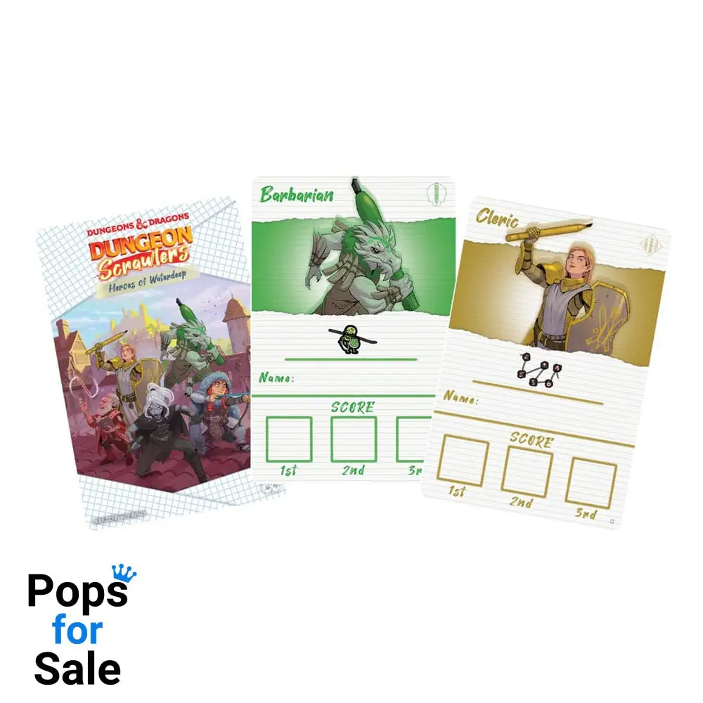 Dungeons & Dragons: Dungeon Scrawlers - Heroes of Waterdeep Strategy Game *English Version*