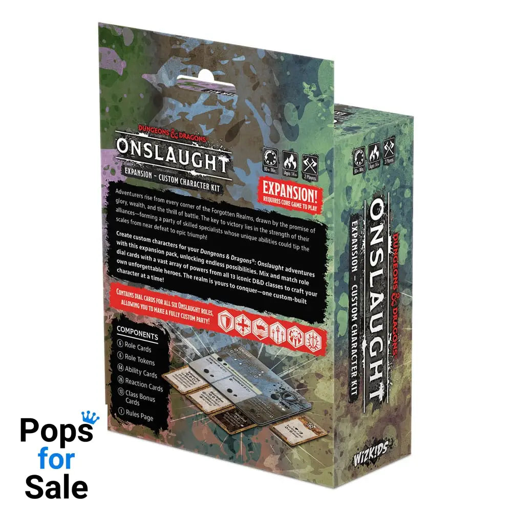 Dungeons & Dragons Game Expansion Onslaught Custom Character Kit Expansion *English Version* Miniature Gaming & Tabletop