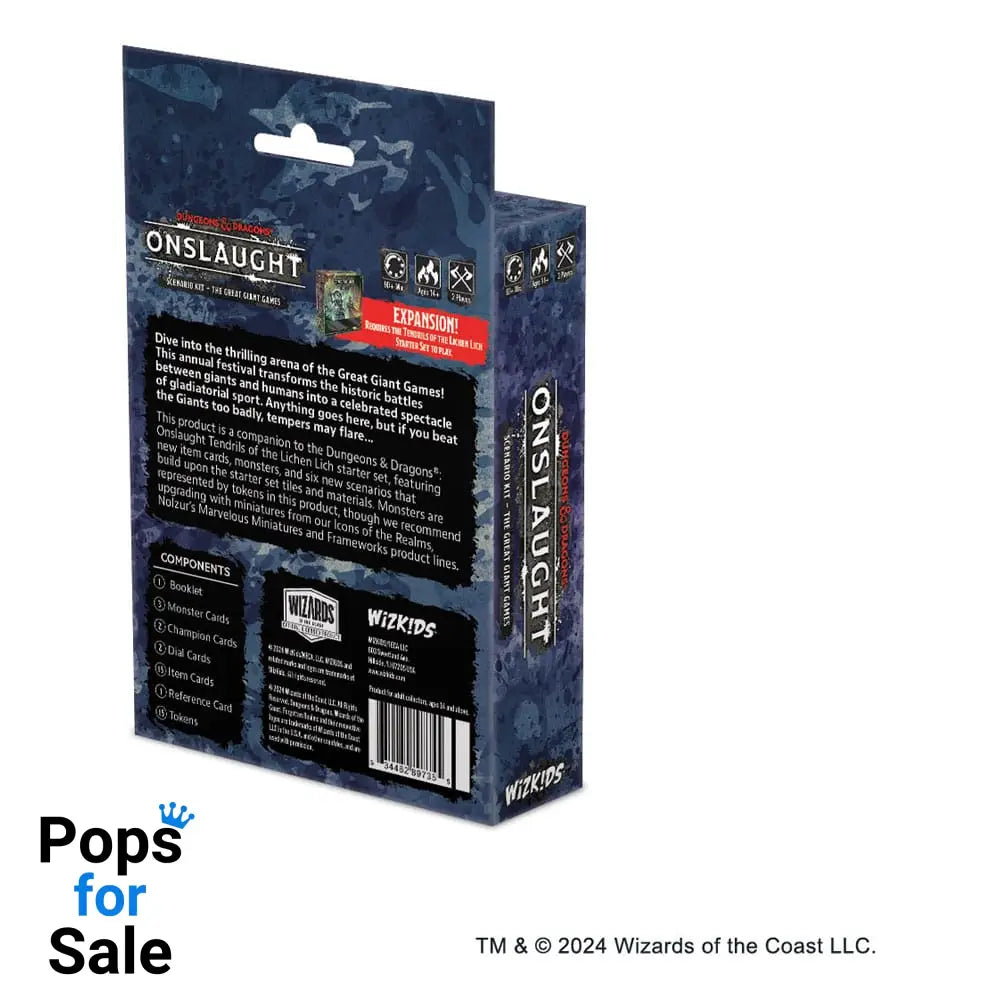 Dungeons & Dragons Game Expansion Onslaught Scenario Kit - The Great Giant Games *English Version*