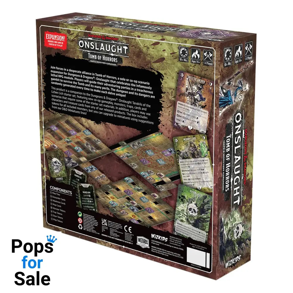 Dungeons & Dragons Game Expansion Onslaught Tomb of Horrors - Maps & Monsters Expansion *English Version*