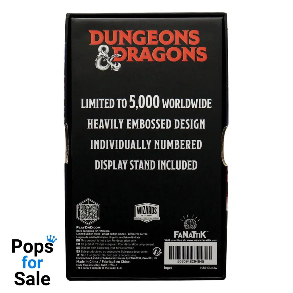 Dungeons & Dragons Ingot Book of Many Things Limited Edition