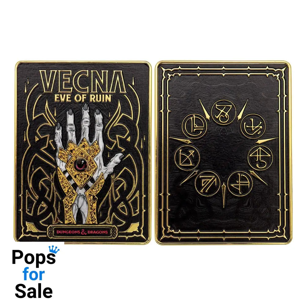Dungeons & Dragons Ingot Vecna Eve of Ruin Limited Edition Coins