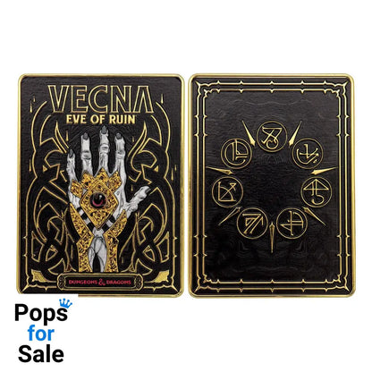 Dungeons & Dragons Ingot Vecna Eve of Ruin Limited Edition Coins