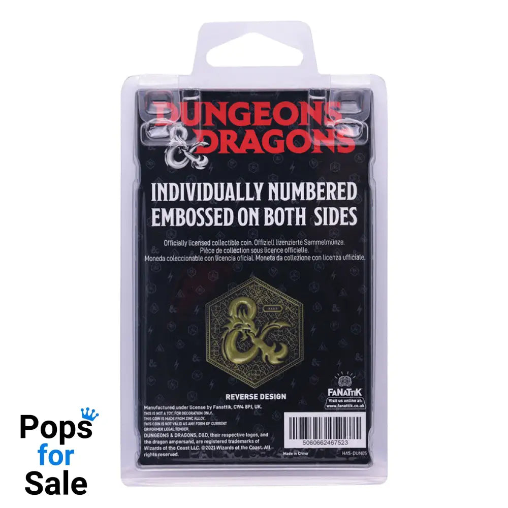 Dungeons & Dragons Limited Edition Collectible Coin Coin