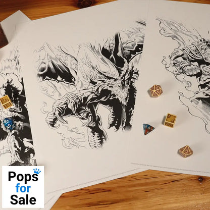 Dungeons & Dragons Limited Edition Lithograph Set Lithograph Set