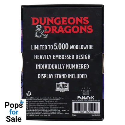 Dungeons & Dragons Limited Edition Spelljammer Adventures in Space Ingot Ingot