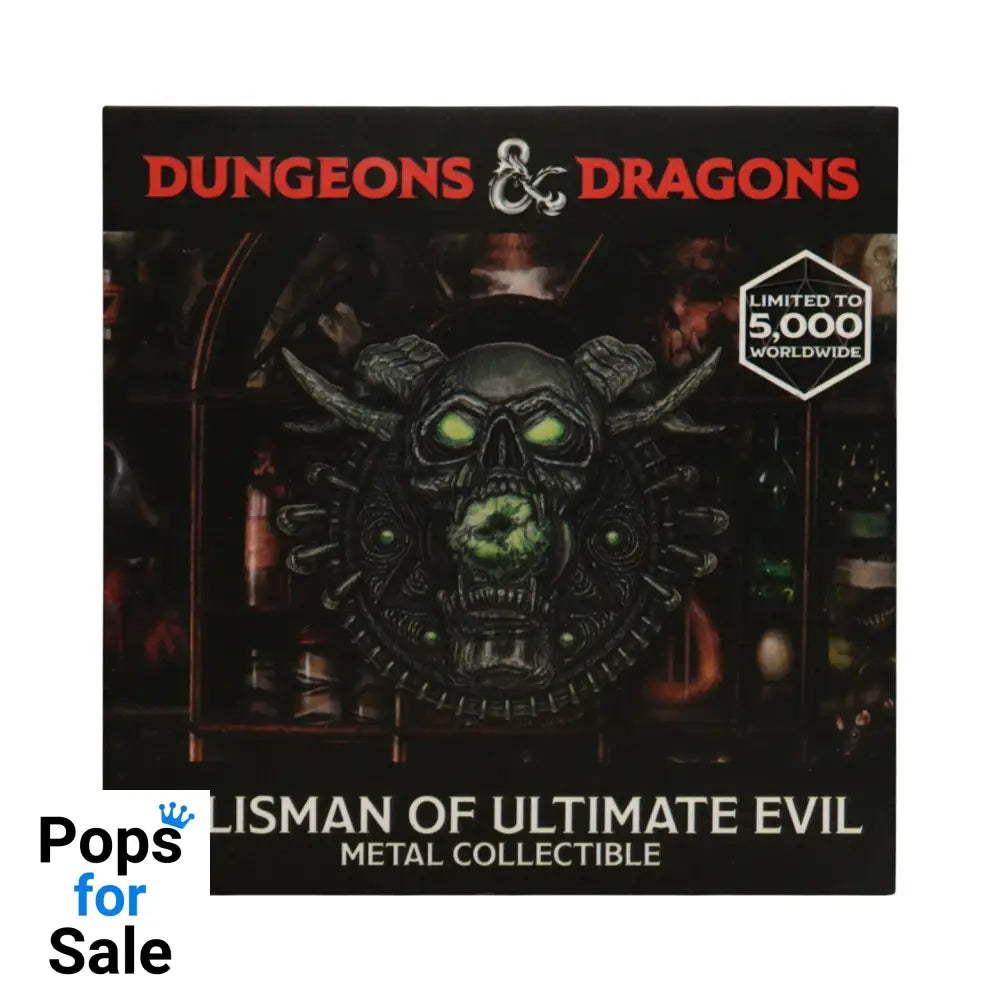 Dungeons & Dragons Limited Edition Talisman of Ultimate Evil Medallion and Art Card Medallion