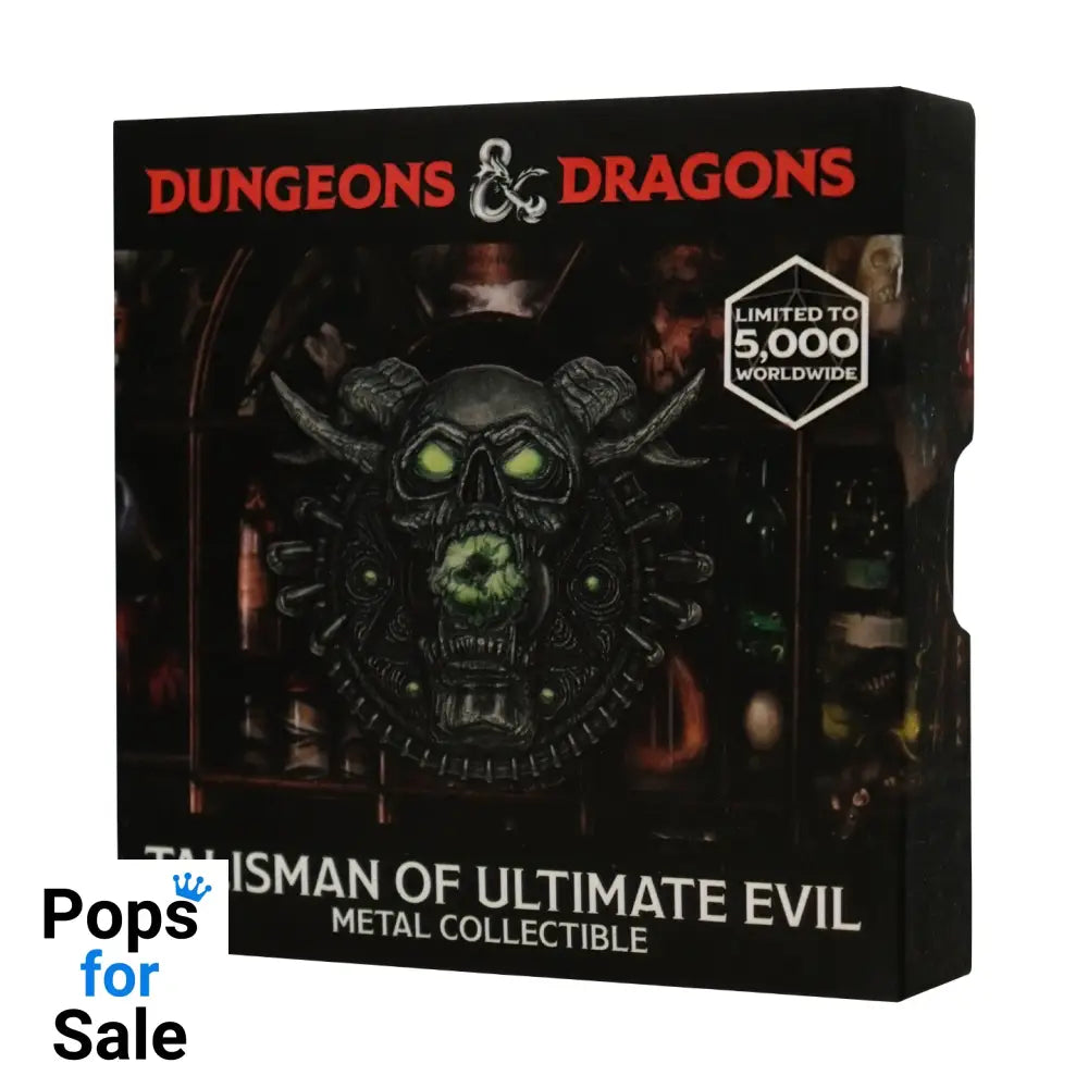 Dungeons & Dragons Limited Edition Talisman of Ultimate Evil Medallion and Art Card Medallion