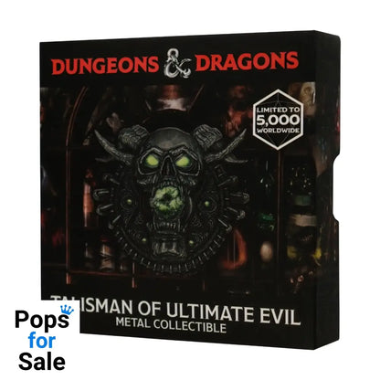 Dungeons & Dragons Limited Edition Talisman of Ultimate Evil Medallion and Art Card Medallion