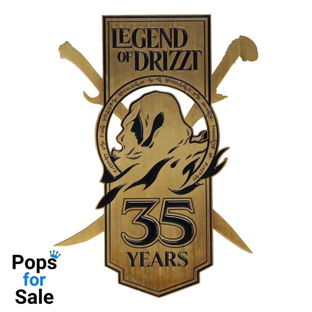 Dungeons & Dragons Metal Card 35th Anniversary Legend of Drizzt Limited Edition Coins