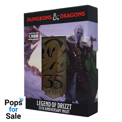 Dungeons & Dragons Metal Card 35th Anniversary Legend of Drizzt Limited Edition Coins