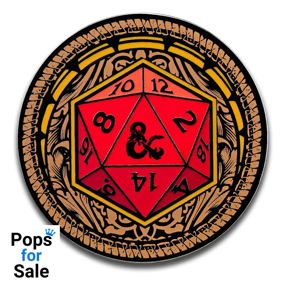 Dungeons & Dragons Pins Blind Box Mystery Mystery D20 Pins Assortment (10) Pins & Brooches,Blind Boxes
