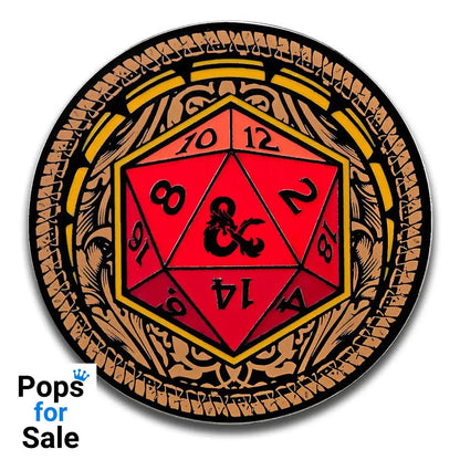 Dungeons & Dragons Pins Blind Box Mystery Mystery D20 Pins Assortment (10) Pins & Brooches,Blind Boxes