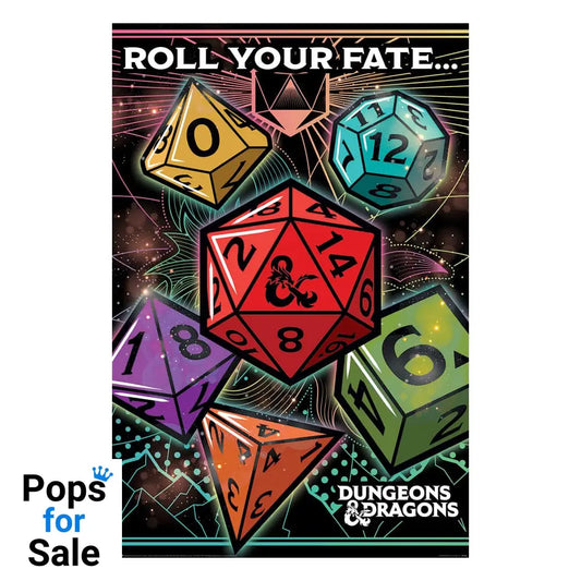 Dungeons & Dragons Poster Pack Roll Your Fate 61 x 91 cm (4) Posters & Wallscrolls
