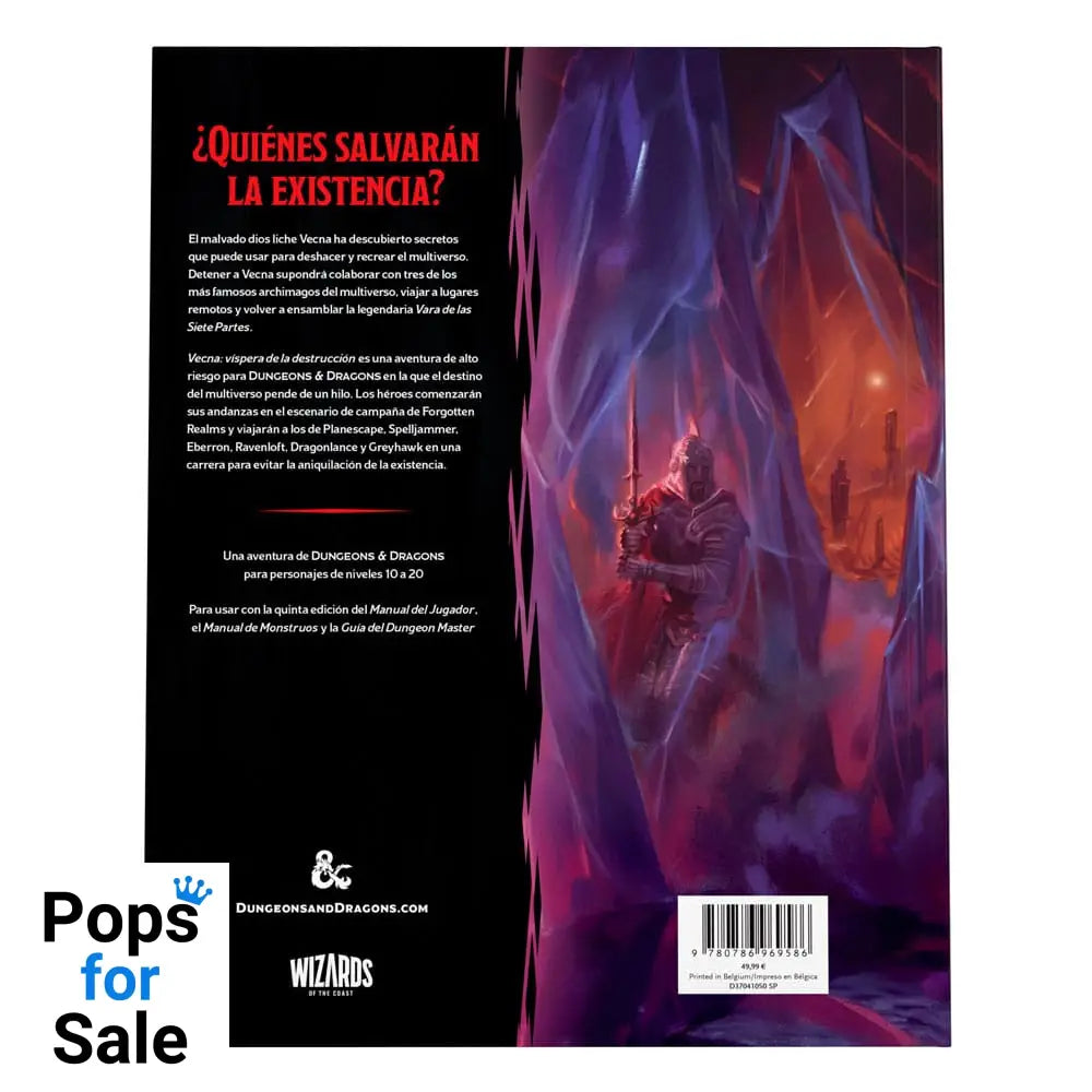 Dungeons & Dragons RPG Adventure Vecna: Víspera de la Destrucción spanish