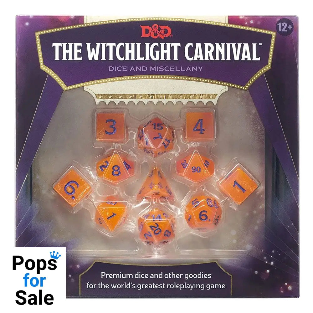 Dungeons & Dragons RPG Dice Set Witchlight Carnival