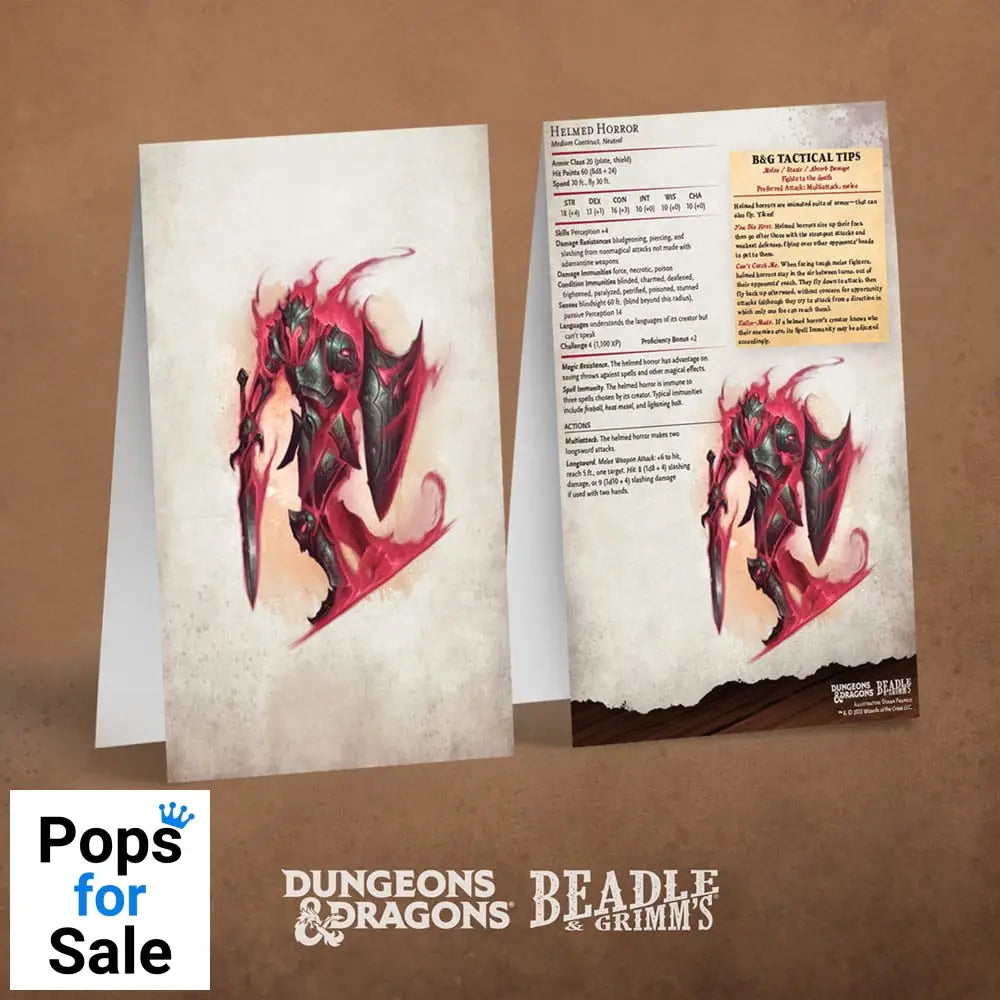 Dungeons & Dragons RPG Encounter Cards Challenge Rating 0-6: Pack 1 *english*