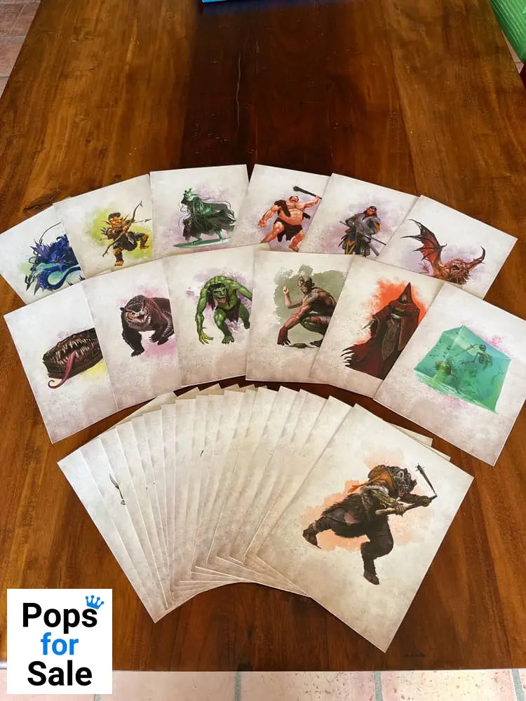 Dungeons & Dragons RPG Encounter Cards Challenge Rating 0-6: Pack 1 *english*