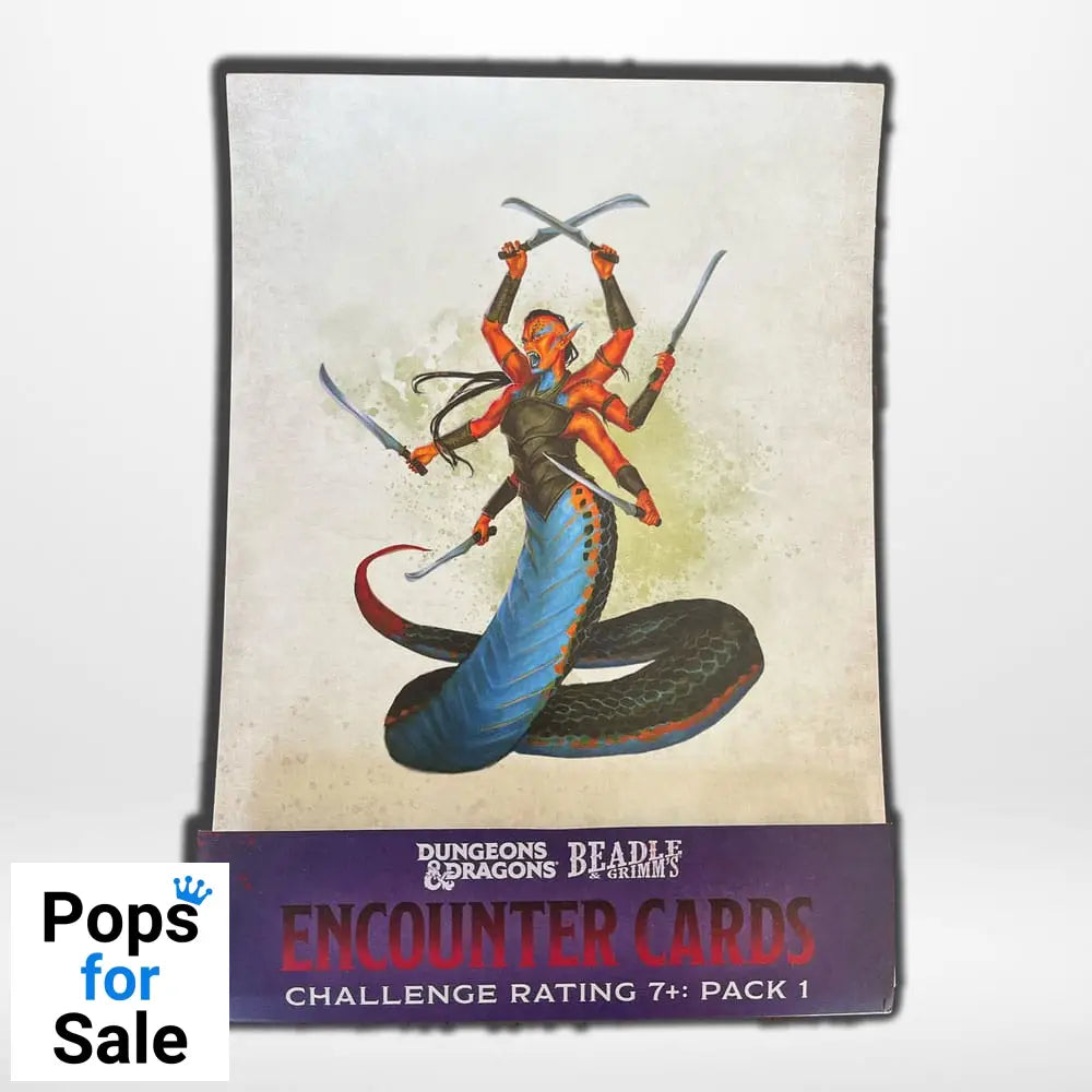Dungeons & Dragons RPG Encounter Cards Challenge Rating 7+: Pack 1 *english* Miniature Gaming & Tabletop
