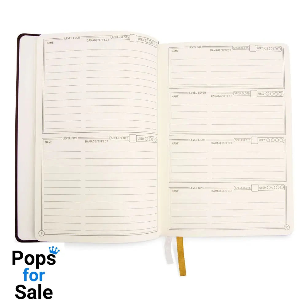 Dungeons & Dragons RPG Journal 5e Black