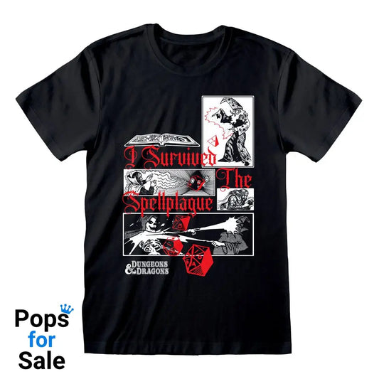 Dungeons & Dragons T-Shirt I Survived The Spellplague Size XL