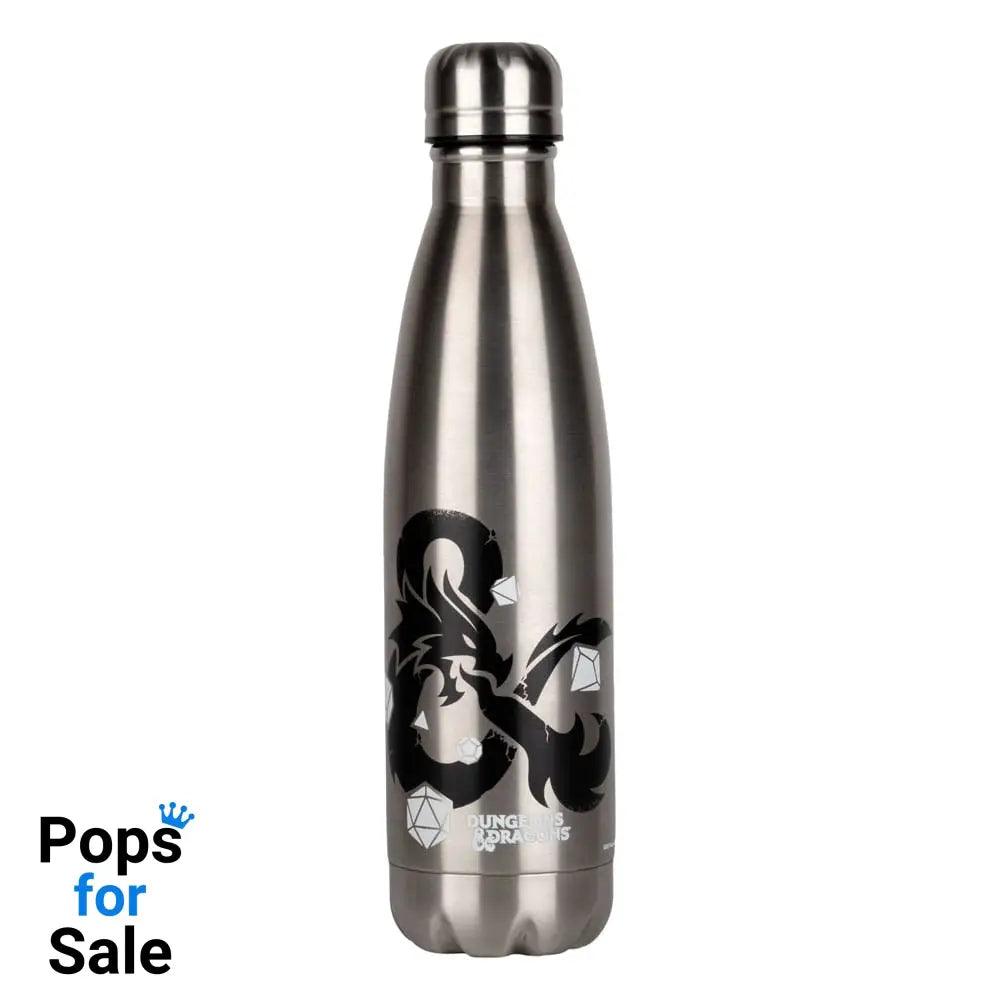 Dungeons & Dragons Thermo Water Bottle Logo Silver