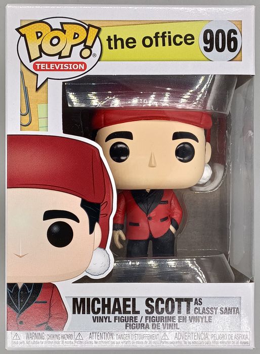 #906 Michael Scott (as Classy Santa) - The Office Funko POP