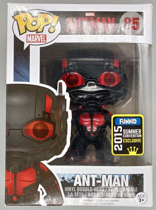 #85 AntMan (Black Out) Marvel Antman - 2015 Con - Box Damaged Funko POP