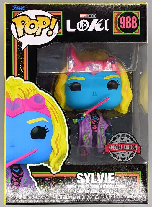 #988 Sylvie Blacklight - Marvel Loki Funko POP