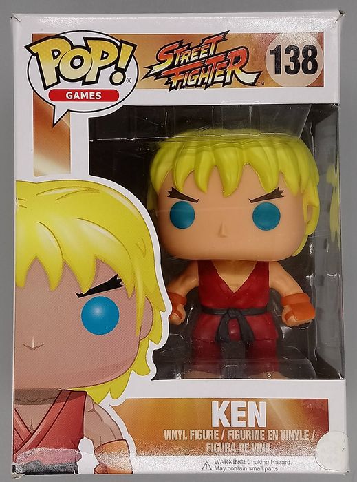 138 Ken - Street Fighter - Funko POP - Box Damaged