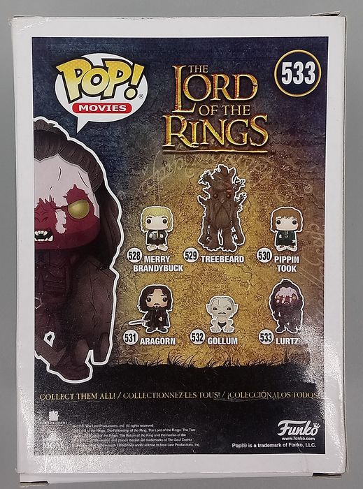 533 Lurtz - Lord of the Rings - Box Damaged Funko POP