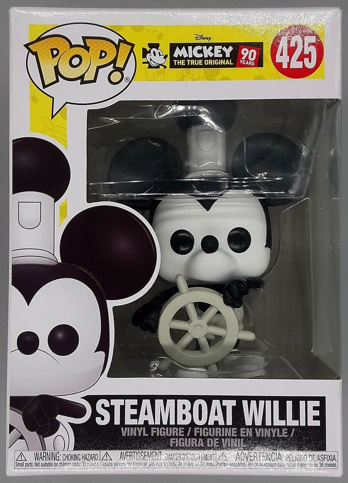 425 Steamboat Willie Disney Mickey's 90th anniversary Funko POP - Box Damaged